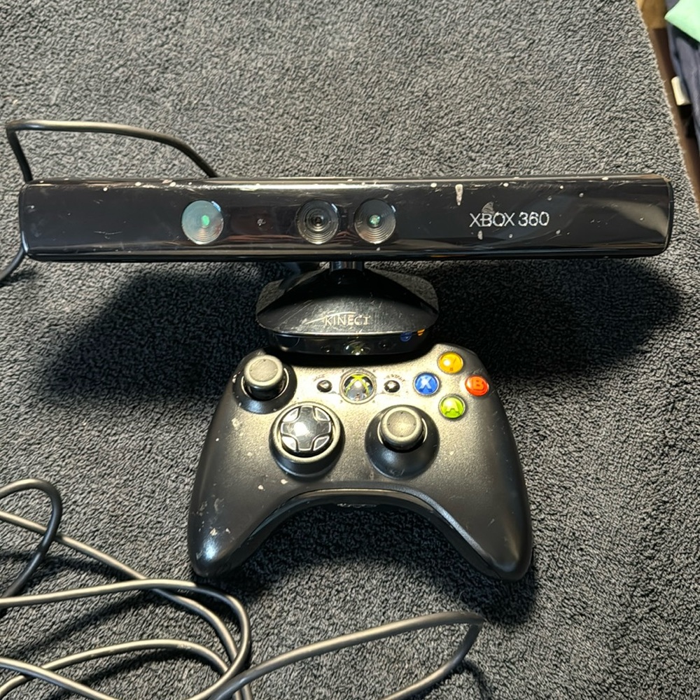 Xbox Kinect and controller
